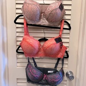 Set of 3 Sofra Bras - New with Tags